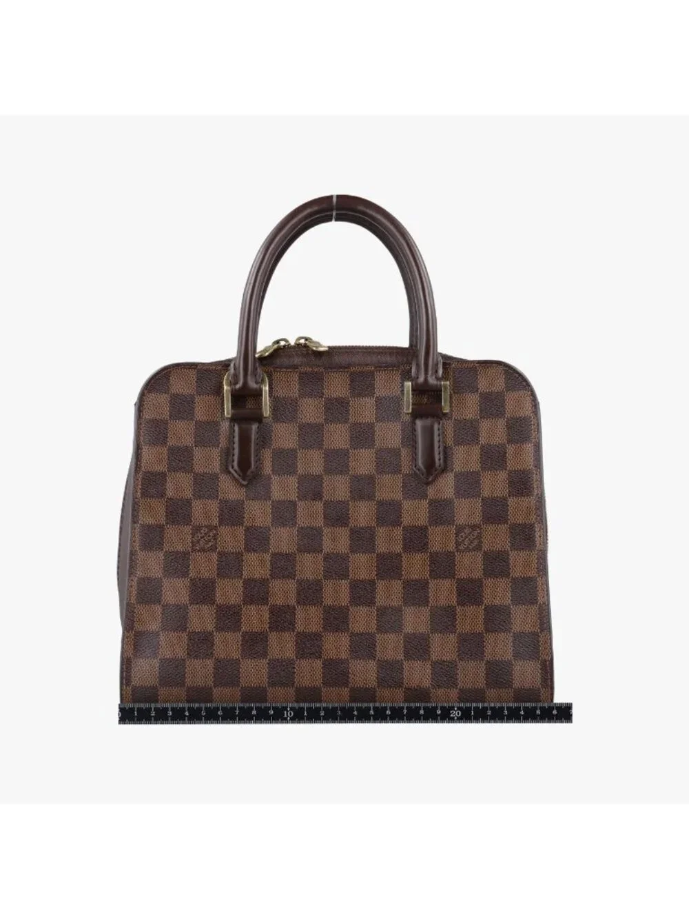 Louis Vuitton Triana Ebene Damier Canvas Handbag